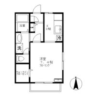 つばさハイツの間取り画像