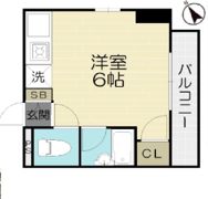 大倉山サンハイツの間取り画像