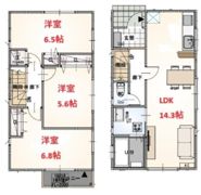 グランソフィア肥塚Ⅱ Aの間取り画像
