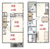 グランソフィア肥塚Ⅱ Aの間取り画像