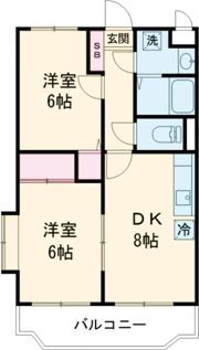 ラフィーヌプラザ水町Ⅱの間取り画像