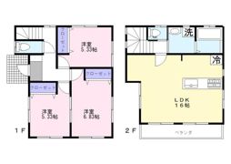 丸崎石井貸家の間取り画像