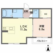 ラ・パルテール新屋敷 Ⅰの間取り画像
