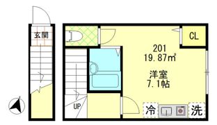 Wkb Konandaiの間取り画像