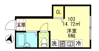 Wkb Konandaiの間取り画像