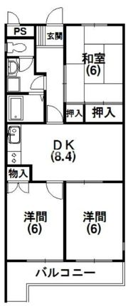 第2マーブルハイツの間取り画像