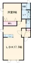 セピア七重浜ⅢA棟の間取り画像