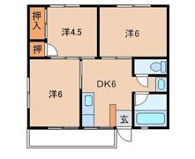グランディール西浜の間取り画像