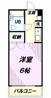 クロノス八王子の間取り画像