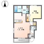 サンライズ Mの間取り画像