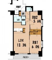クリエート住吉の間取り画像