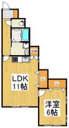 クレセリア東村山の間取り画像