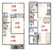 グランソフィア肥塚Ⅱ Dの間取り画像