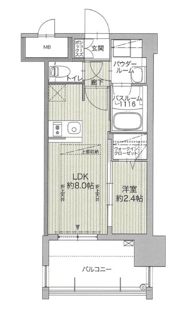 グランフォーレ博多ウォーターフロントの間取り画像