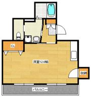 コーポ西翠の間取り画像