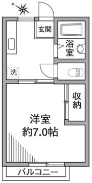 クレッシェンドKの間取り画像