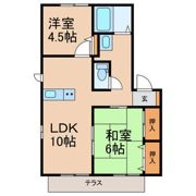 シャーメゾン弐番館の間取り画像
