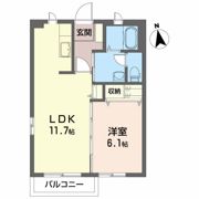 シャーメゾン桜屋敷の間取り画像