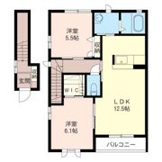 アムールBの間取り画像