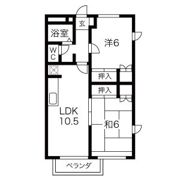 プロパティ中之町の間取り画像
