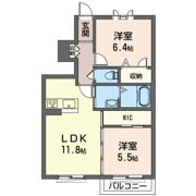クレスト笠原の間取り画像