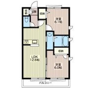 プロヌーブ小山 Cの間取り画像
