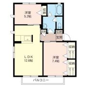 メイプルタウン六番館の間取り画像