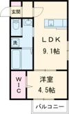 メモワール万代の間取り画像