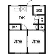 シティハイムハイテールⅠ棟の間取り画像