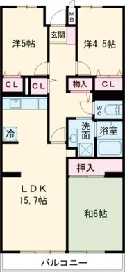 グリーンハイツ流山の間取り画像