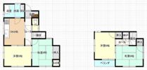 錦見8丁目貸家 4DKの間取り画像