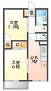 カメレヤハイツの間取り画像