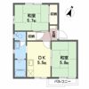 タウニー丸山B棟 Bの間取り画像