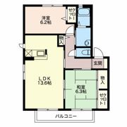シャーメゾン枇杷坂 Aの間取り画像