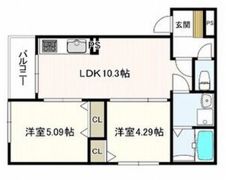 ヴェルメゾン堺北条町の間取り画像