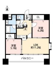 フォーエス新町の間取り画像