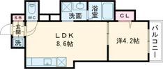 アトムハウスⅡ号館の間取り画像