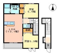 シンビー館Ⅰ棟の間取り画像