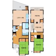 穴太3丁目貸家の間取り画像