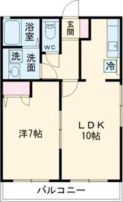 ヴェント上津台の間取り画像