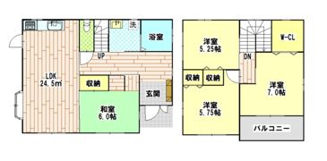 けやき台町貸家（定期借家）の間取り画像