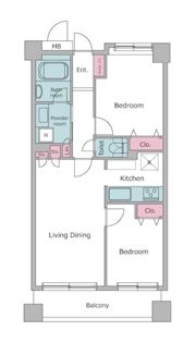 レジディア根岸の間取り画像