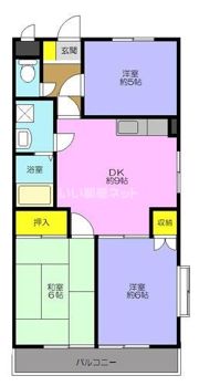 メゾン下田の間取り画像