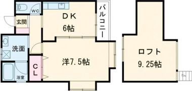 グリーンローズの間取り画像