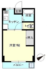 フロンティア相沢の間取り画像