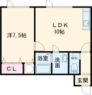 エクレールⅠの間取り画像