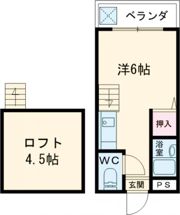 ハッピーハイツ大保Cの間取り画像