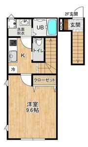 Rainbow Mirai B棟（レインボーミライ）の間取り画像