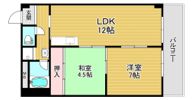 富士ハイツ筒井の間取り画像