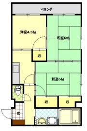 上野町マンションの間取り画像